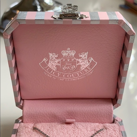 Letter M silver Juicy Couture necklace. - Picture 3 of 5